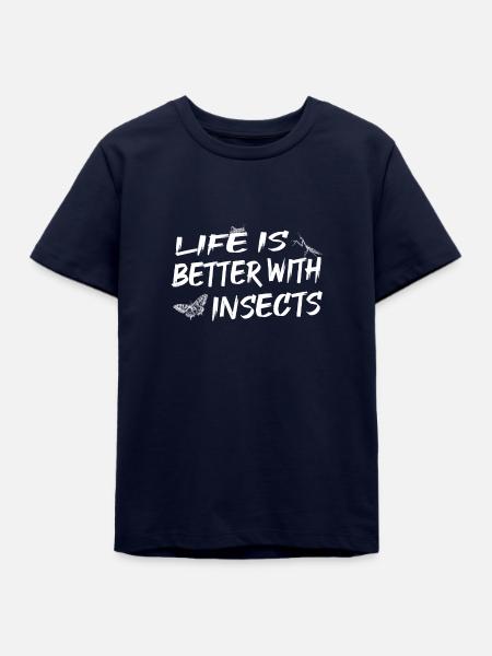 Insekten - Teenager Organic T-Shirt Mini Creator von Stanley/Stella - Navy