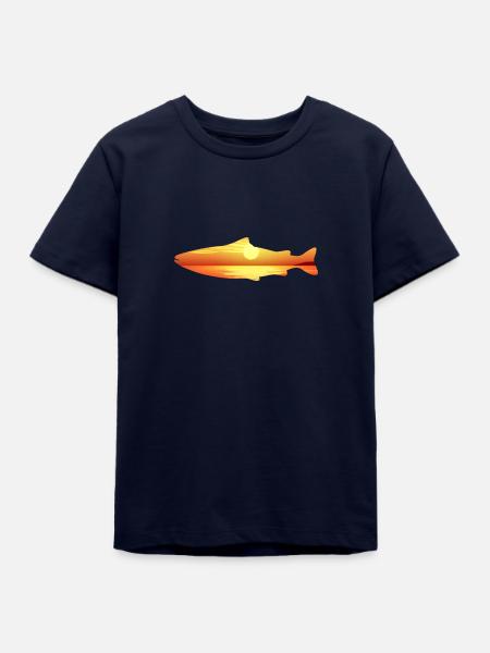 Forelle - Teenager Organic T-Shirt Mini Creator von Stanley/Stella - Navy