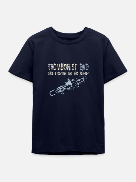 Posaune Dad - Teenager Organic T-Shirt Mini Creator von Stanley/Stella - Navy