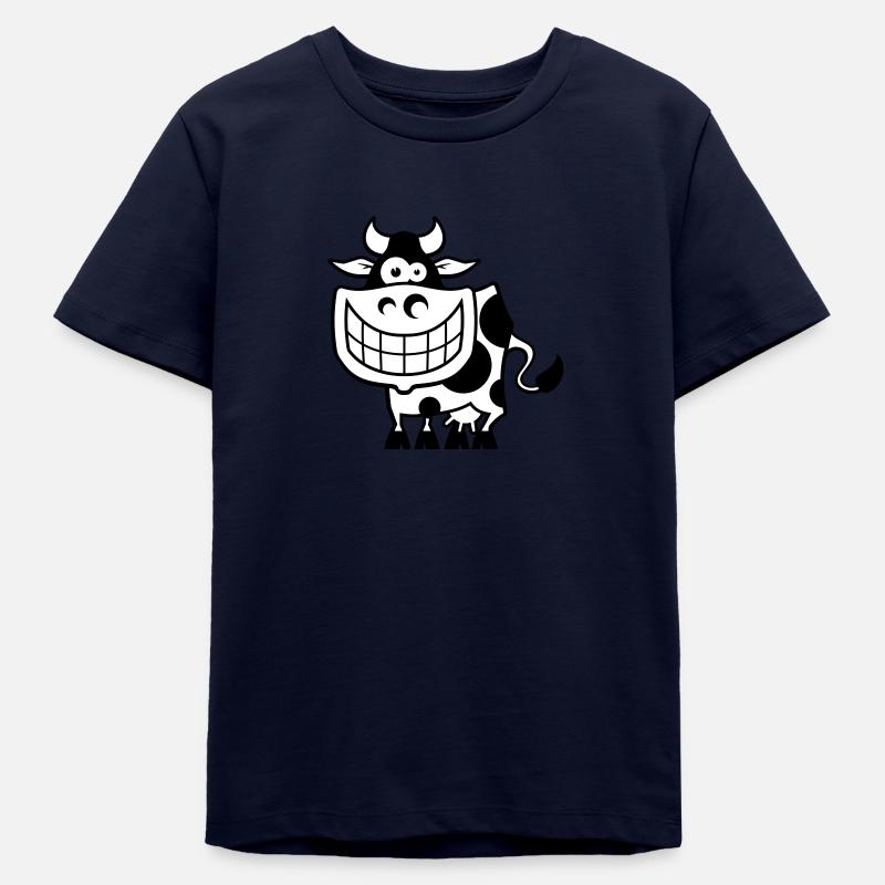 vl094b_kuh_2c - T-shirt ado bio Stanley/Stella - marine