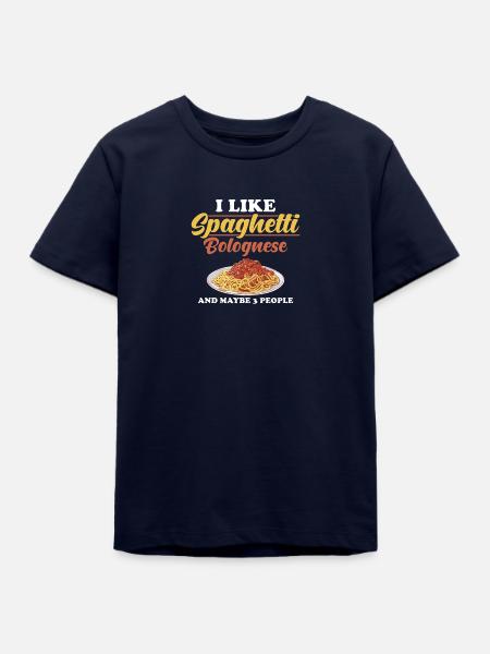 Spaghetti Bolognese - Teenager Organic T-Shirt Mini Creator von Stanley/Stella - Navy