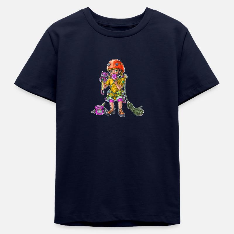 Bébé Grimpeur Enfant 00 - T-shirt ado bio Stanley/Stella - marine