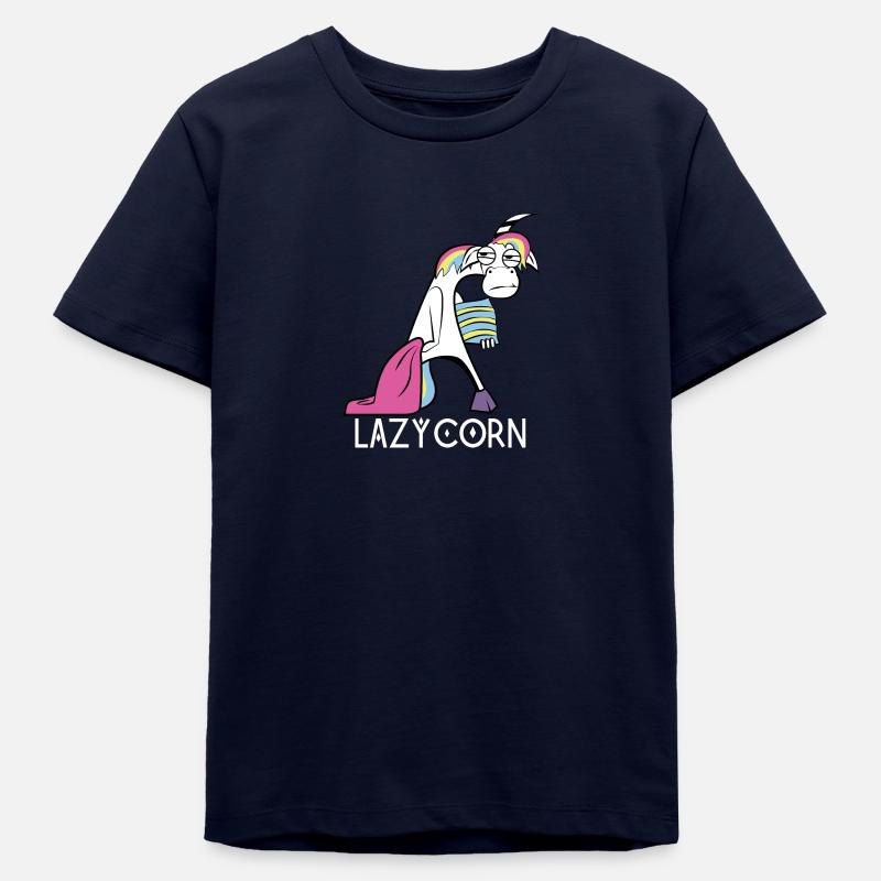 LazyCorn - T-shirt ado bio Stanley/Stella - marine