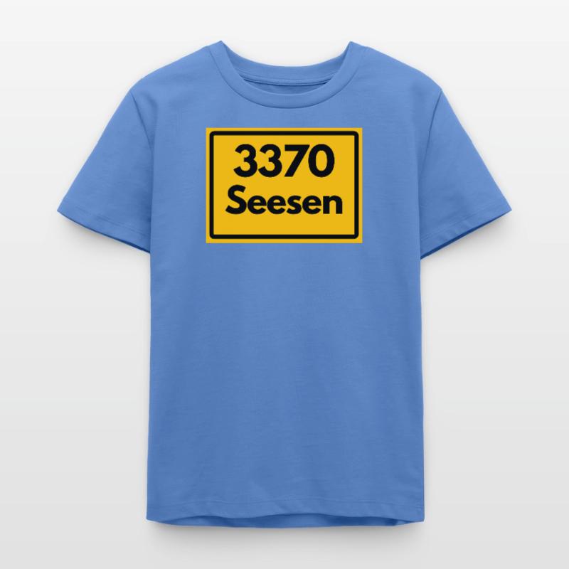 OLD POSTCODE POSTCODE RETRO 3370 SEESEN HARZ Teens Organic T-shirt by Stanley/Stella