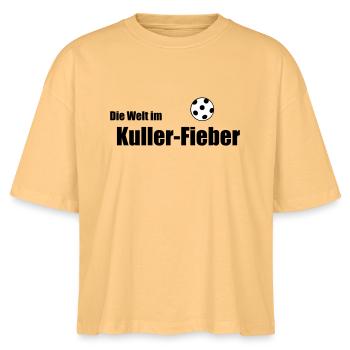 Kuller-Fieber - Stanley/Stella Frauen Boxy Bio-T-Shirt Nova - Mispel - Vorne - Anna (173cm)