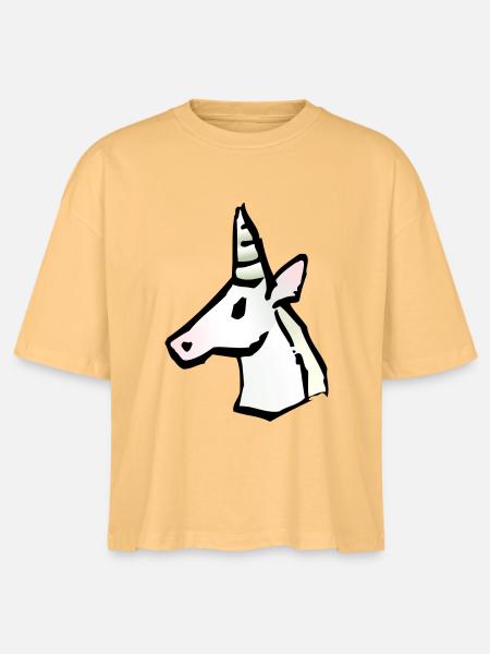 Einhorn - Stanley/Stella Frauen Boxy Bio-T-Shirt Nova - Mispel