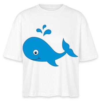 wal - Stanley/Stella Frauen Boxy Bio-T-Shirt Nova - Weiß - Vorne - Anna (173cm)