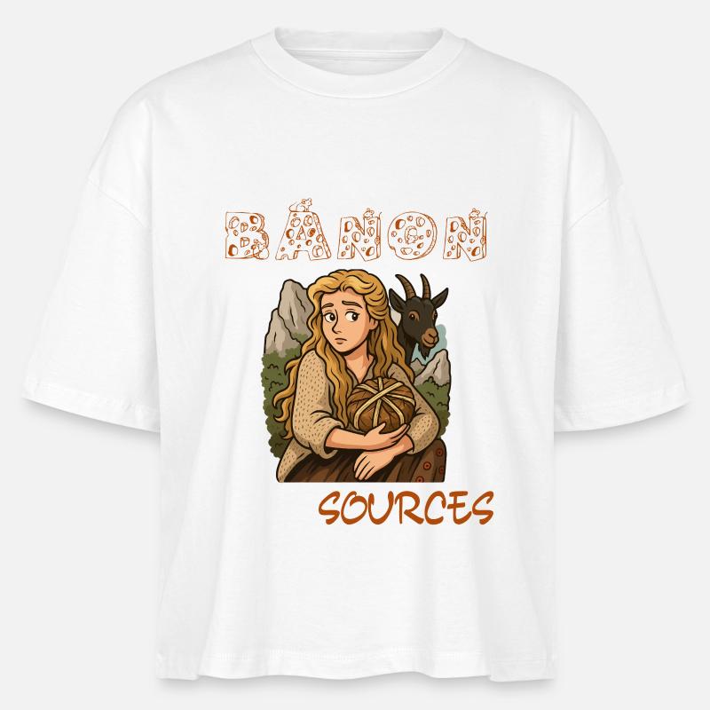BANON_DES_SOURCES - Stanley/Stella Frauen Boxy Bio-T-Shirt Nova - Weiß