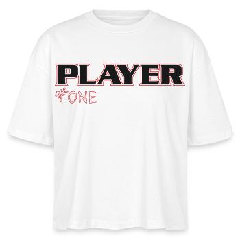 NERDY forever - JOUEUR #ONE - T-shirt bio NOVA Stanley/Stella Femme - blanc - Devant - Anna (173cm)