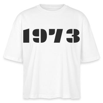 1973 - Stanley/Stella Nova Women’s Boxy Organic T-Shirt - white - Front - Anna (173cm)