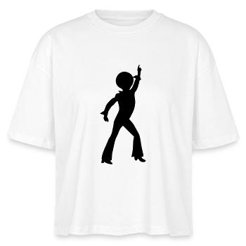 disco_stu - Stanley/Stella Nova Women’s Boxy Organic T-Shirt - white - Front - Anna (173cm)