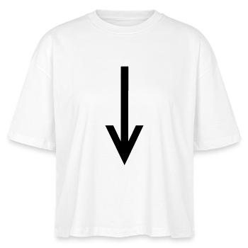 flèche - T-shirt bio NOVA Stanley/Stella Femme - blanc - Devant - Anna (173cm)