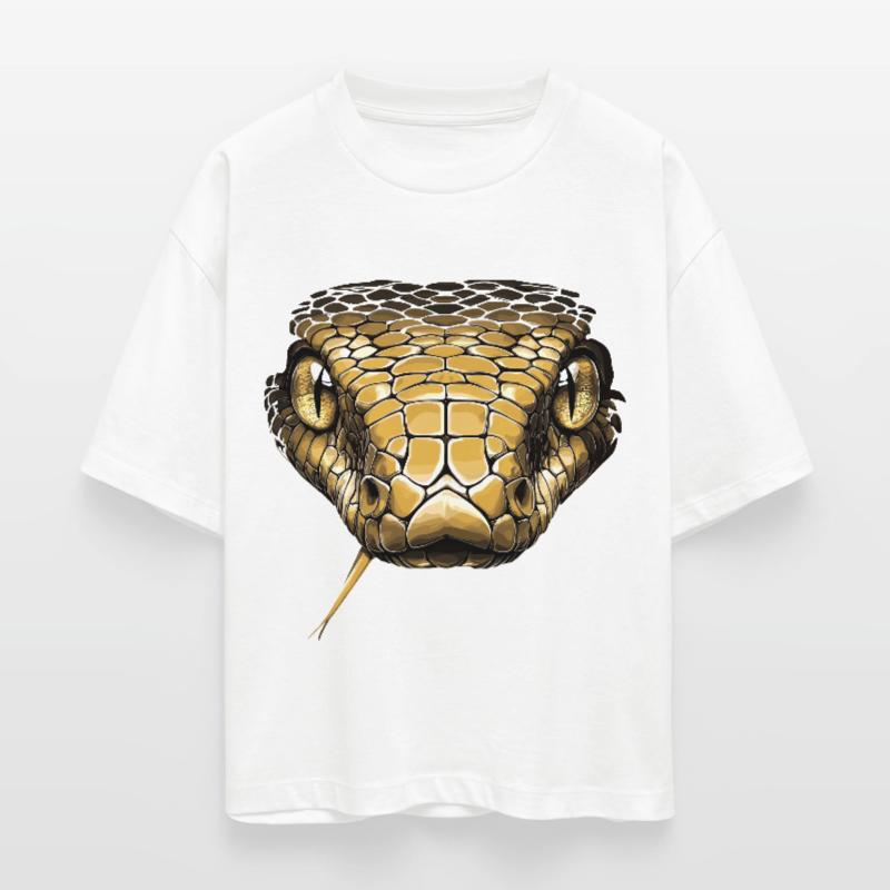 Serpent Python Cobra Mamba Serpent à sonnettes Serpent T-shirt bio NOVA Stanley/Stella Femme