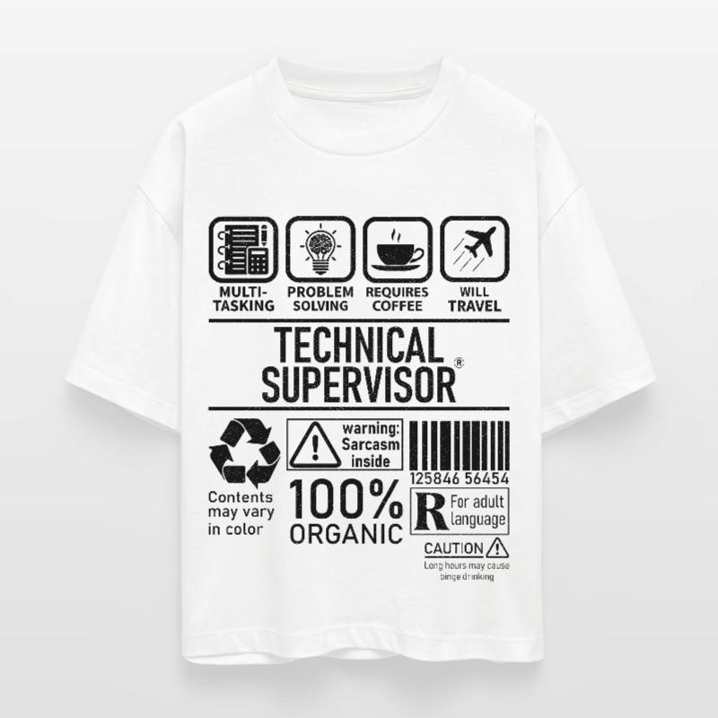 Technical Supervisor multi tasking problem solving Stanley/Stella Nova Women’s Boxy Organic T-Shirt