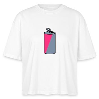 Getränkedose / beverage can (3c) - Stanley/Stella Nova Women’s Boxy Organic T-Shirt - white - Front - Anna (173cm)