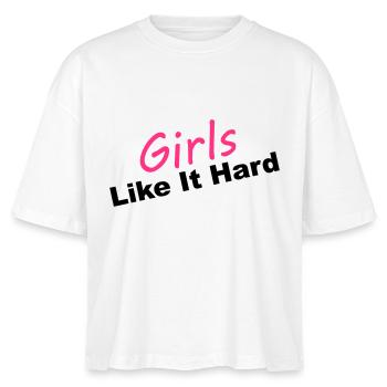 Girls - Stanley/Stella Frauen Boxy Bio-T-Shirt Nova - Weiß - Vorne - Anna (173cm)