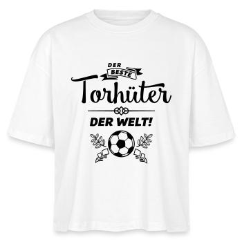 der beste torhüter - Stanley/Stella Frauen Boxy Bio-T-Shirt Nova - Weiß - Vorne - Anna (173cm)