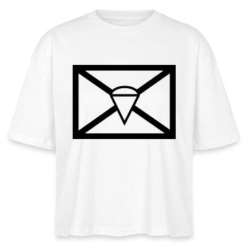 Fallschirmjäger - Stanley/Stella Frauen Boxy Bio-T-Shirt Nova - Weiß - Vorne - Anna (173cm)
