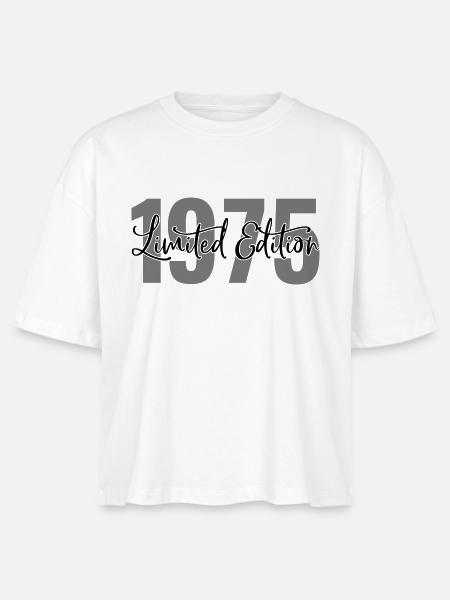 Limited edition 1975 - Stanley/Stella Frauen Boxy Bio-T-Shirt Nova - Weiß