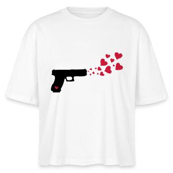 Love Pistol - Stanley/Stella Nova Women’s Boxy Organic T-Shirt - white - Front - Anna (173cm)