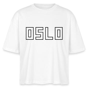 Oslo - Stanley/Stella Frauen Boxy Bio-T-Shirt Nova - Weiß - Vorne - Anna (173cm)