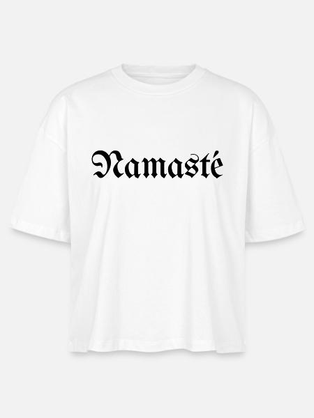 Namasté - Stanley/Stella Frauen Boxy Bio-T-Shirt Nova - Weiß