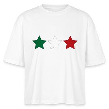 italien italy - Stanley/Stella Frauen Boxy Bio-T-Shirt Nova - Weiß - Vorne - Anna (173cm)