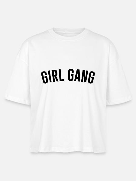 Girl Gang - Stanley/Stella Frauen Boxy Bio-T-Shirt Nova - Weiß