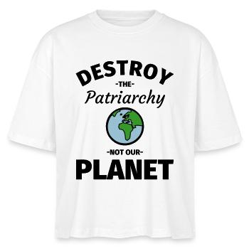 Feminismus Feministin - Stanley/Stella Frauen Boxy Bio-T-Shirt Nova - Weiß - Vorne - Anna (173cm)
