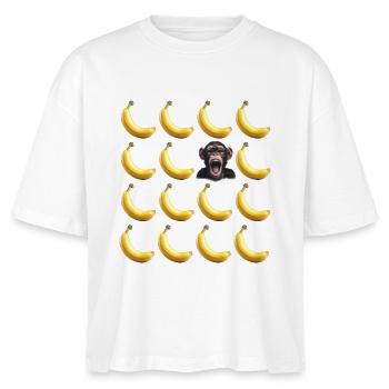 Banana Bandit - Stanley/Stella Nova Women’s Boxy Organic T-Shirt - white - Front - Anna (173cm)