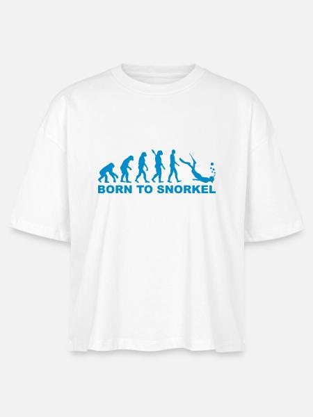 Schnorcheln - Stanley/Stella Frauen Boxy Bio-T-Shirt Nova - Weiß