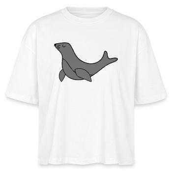 otarie - T-shirt bio NOVA Stanley/Stella Femme - blanc - Devant - Anna (173cm)