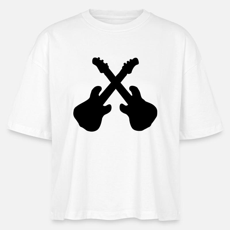 gitarren - Stanley/Stella Frauen Boxy Bio-T-Shirt Nova - Weiß