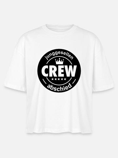 junggesellenabschied - Stanley/Stella Frauen Boxy Bio-T-Shirt Nova - Weiß