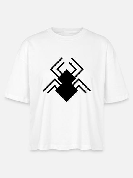 Spider-Man Logo - Stanley/Stella Frauen Boxy Bio-T-Shirt Nova - Weiß