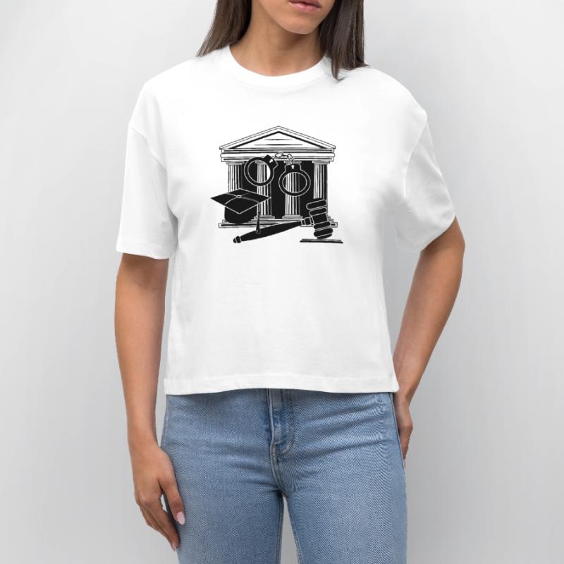 Logo des Gerichts, des Richters oder des Anwalts Stanley/Stella Frauen Boxy Bio-T-Shirt Nova