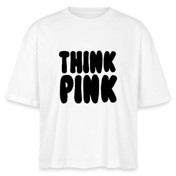 Pensez rose - T-shirt bio NOVA Stanley/Stella Femme - blanc - Devant - Anna (173cm)