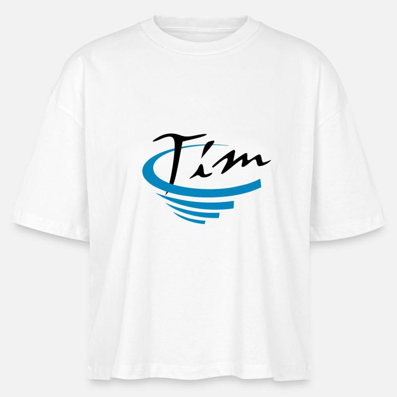 Tim - Stanley/Stella Nova Women’s Boxy Organic T-Shirt - white