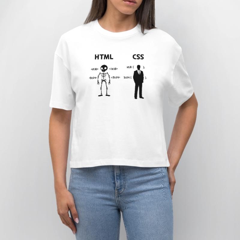 Developer Programmierer Coden Css Skripting Code Stanley/Stella Frauen Boxy Bio-T-Shirt Nova