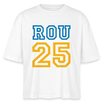 ROUMANIE - T-shirt bio NOVA Stanley/Stella Femme - blanc - Devant - Anna (173cm)