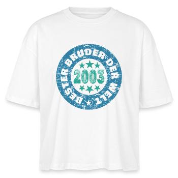 2003 - Stanley/Stella Frauen Boxy Bio-T-Shirt Nova - Weiß - Vorne - Anna (173cm)
