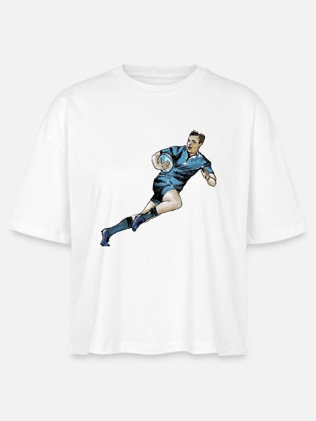 Rugby - Stanley/Stella Frauen Boxy Bio-T-Shirt Nova - Weiß