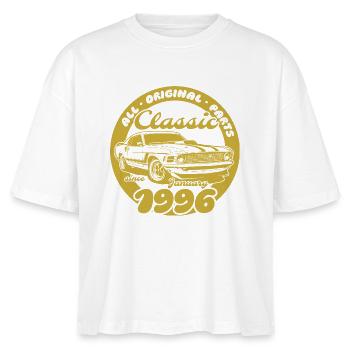 30e anniversaire - Classic Musclecar 01/1996 - T-shirt bio NOVA Stanley/Stella Femme - blanc - Devant - Anna (173cm)