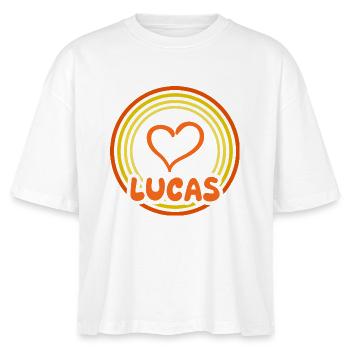 Lucas - Stanley/Stella Frauen Boxy Bio-T-Shirt Nova - Weiß - Vorne - Anna (173cm)