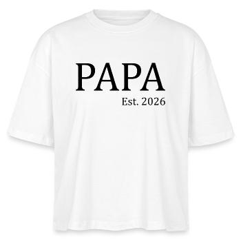 Dad 26 - Stanley/Stella Nova Women’s Boxy Organic T-Shirt - white - Front - Anna (173cm)