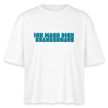 Ich mach dich Krankenhaus - Stanley/Stella Frauen Boxy Bio-T-Shirt Nova - Weiß - Vorne - Anna (173cm)