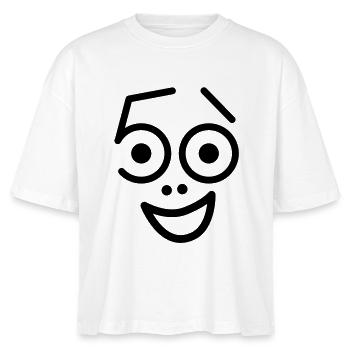 50 Jahre und noch frisch ! - Stanley/Stella Frauen Boxy Bio-T-Shirt Nova - Weiß - Vorne - Anna (173cm)