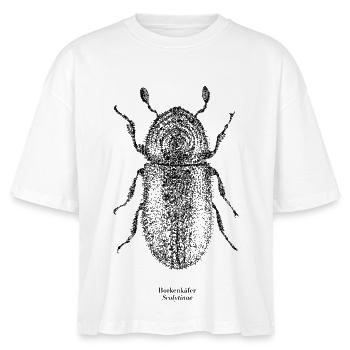 Borkenkäfer | Scolytinae Poster - Stanley/Stella Frauen Boxy Bio-T-Shirt Nova - Weiß - Vorne - Anna (173cm)