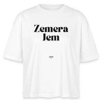 mein herz - Stanley/Stella Frauen Boxy Bio-T-Shirt Nova - Weiß - Vorne - Anna (173cm)