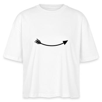 Flèche droite - T-shirt bio NOVA Stanley/Stella Femme - blanc - Devant - Anna (173cm)